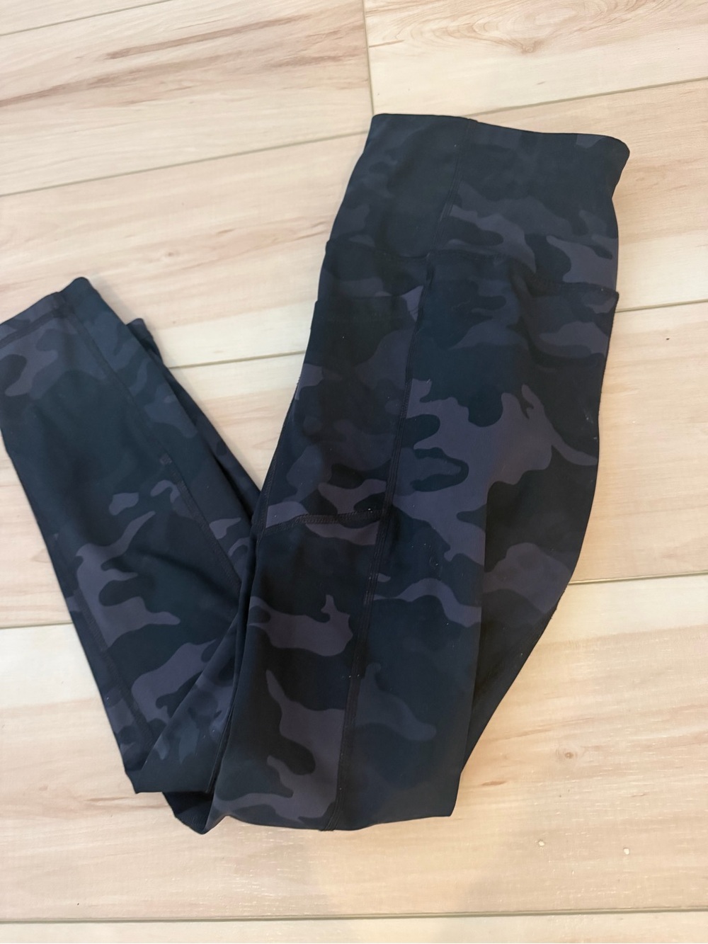 Avia Black Camo High-Rise Leggings